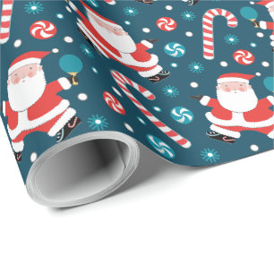 Ping Pong Table Tennis Gift Wrapping Paper