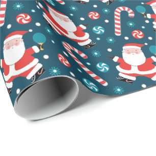 Ping Pong Table Tennis Gift Wrapping Paper