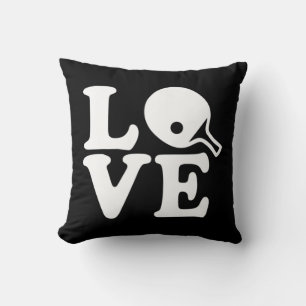 Ping pong table tennis love  cushion