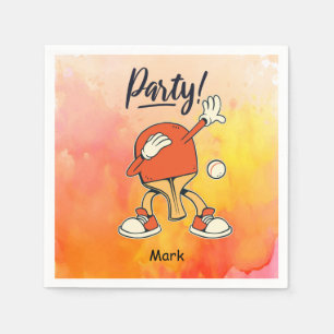 Ping Pong Table Tennis  party  funny  Napkin