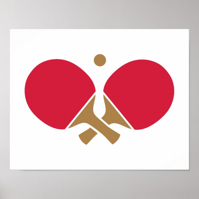 Ping Pong table tennis Poster (Front)