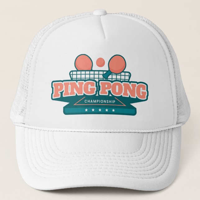Ping Pong Trucker Hat (Front)
