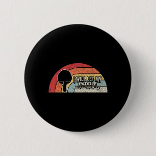 Ping Pong Vintage Retro Fun Table Tennis 6 Cm Round Badge