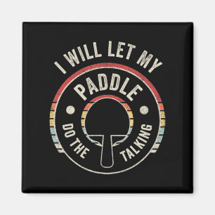 Ping Pong Vintage Retro Fun Table Tennis  Magnet
