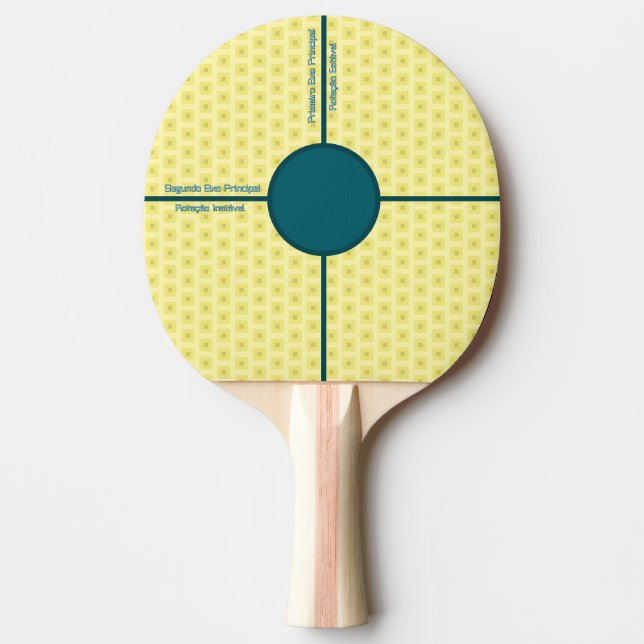Ping Racket Theorem Ping Pong Paddle (Front)
