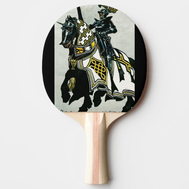 Pingpong Paddle of Knight On Horseback (Front)
