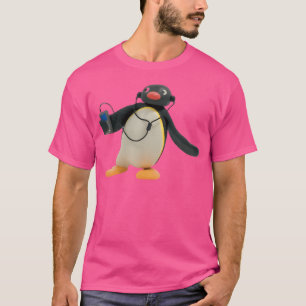 Pingu Listening To Music T-Shirt