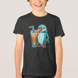 Pinguin's Aqua Sips Tri-Blend Shirt