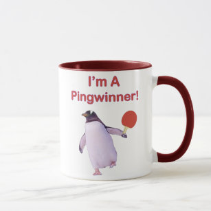 Pingwinner Penguin Ping Pong Mug