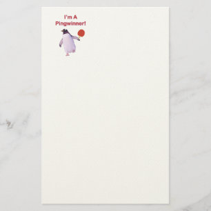 Pingwinner Penguin Ping Pong Stationery