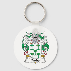 Pinho Family Crest Key Ring