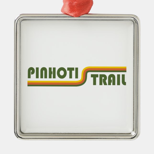 Pinhoti Trail Alabama Georgia Metal Tree Decoration (Front)