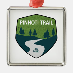 Pinhoti Trail Alabama Georgia Metal Tree Decoration