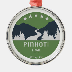 Pinhoti Trail Alabama Georgia Metal Tree Decoration