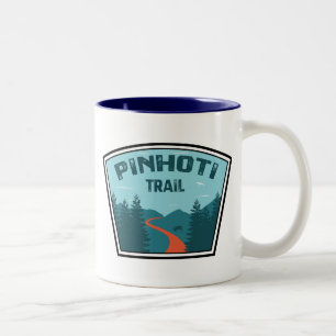 Pinhoti Trail Alabama Georgia Two-Tone Coffee Mug