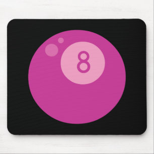 pink8ball mouse mat