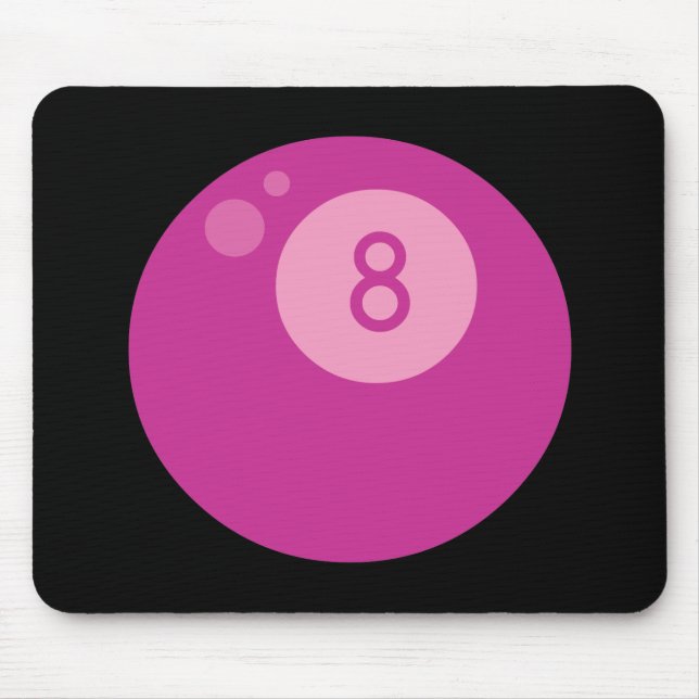 pink8ball mouse mat (Front)
