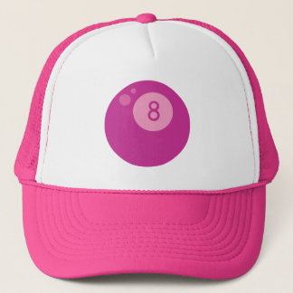 pink8ball trucker hat