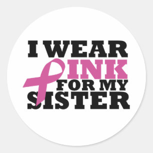 pink_02 classic round sticker
