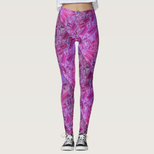 Pink $100 Bills Leggings