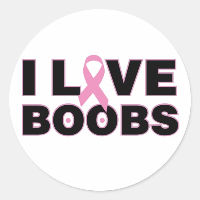 pink_12 classic round sticker (Front)