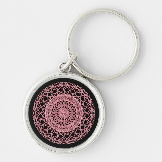 Pink 1 key ring (Front)