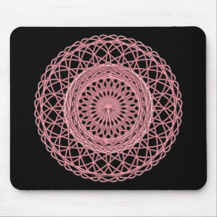 Pink 1 mouse mat