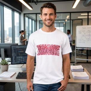 Pink 3D Maze T-Shirt