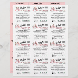 Pink 3x4 Small Square Sample Inserts