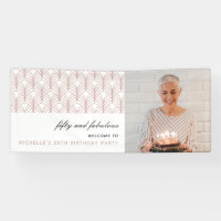 Pink 50 and Fabulous Art Deco 50th Birthday