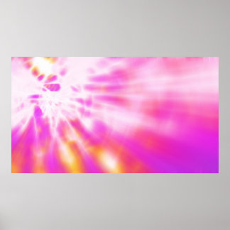 Pink Absstract Fractal Art Poster Print