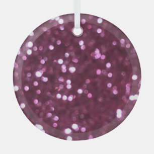 Pink abstract, bokeh defocused lights. glass tree decoration
