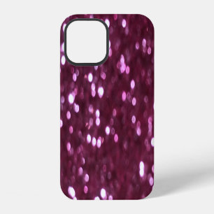 Pink abstract, bokeh defocused lights. iPhone 12 case