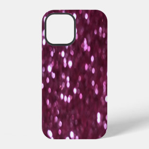 Pink abstract, bokeh defocused lights. iPhone 12 case