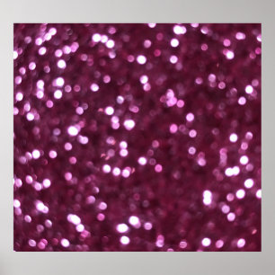 Pink abstract, bokeh defocused lights. poster