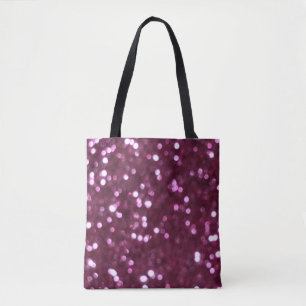 Pink abstract, bokeh defocused lights. tote bag