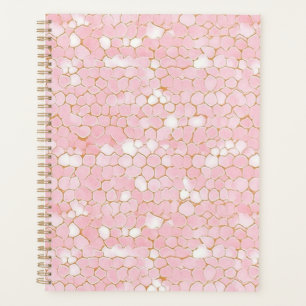 Pink Abstract Chiyogami Planner