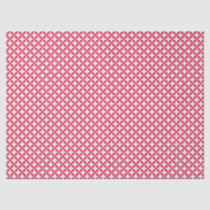 Pink, abstract circles tissue paper
