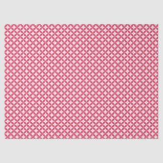 Pink, abstract circles tissue paper
