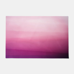 pink abstract doormat