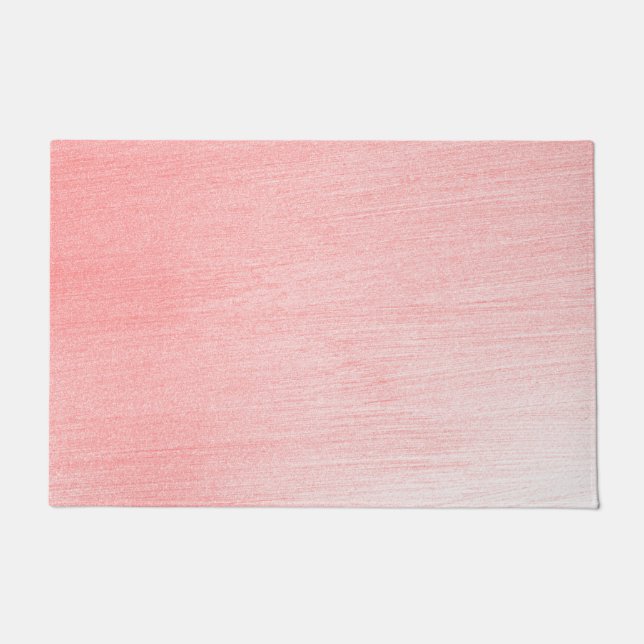 pink abstract doormat (Front)