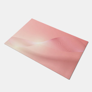 pink abstract doormat