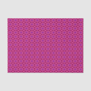 Pink Abstract Floral Pattern Tissue Paper