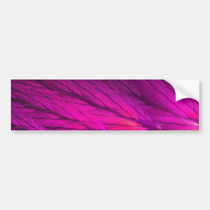 Pink Abstract Fractal Background Bumper Sticker