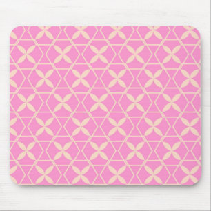 Pink Abstract Pattern by storeman Mouse Mat