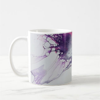 Pink abstract pattern. coffee mug