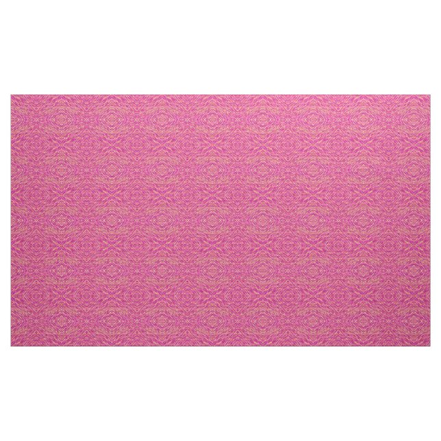 Pink abstract pattern fabric (Yard)