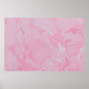 Pink abstract wallpaper poster