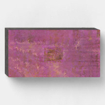 Pink Abstract Wooden Sign by Detailsavvy