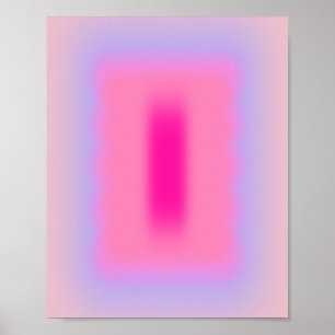 Pink Abstraction Gradient Poster